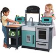Pemberly Row Garden Gourmet 13 Piece Play Kitchen with Easy Assembly