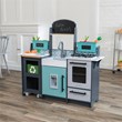Pemberly Row Garden Gourmet 13 Piece Play Kitchen with Easy Assembly