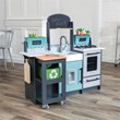 Pemberly Row Garden Gourmet 13 Piece Play Kitchen with Easy Assembly