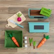 Pemberly Row Garden Gourmet 13 Piece Play Kitchen with Easy Assembly