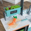Pemberly Row Garden Gourmet 13 Piece Play Kitchen with Easy Assembly