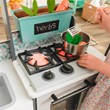 Pemberly Row Garden Gourmet 13 Piece Play Kitchen with Easy Assembly