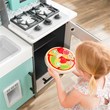 Pemberly Row Garden Gourmet 13 Piece Play Kitchen with Easy Assembly