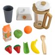 Pemberly Row Modern 12 Piece Solid Wood Plastic Smoothie Play Set