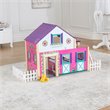 Pemberly Row 16 Piece Deluxe Multicolored Wooden Plastic Horse Stable