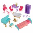 Pemberly Row Disney Princess 20 Piece Dance & Dream Dollhouse