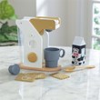 Pemberly Row Modern 11 Piece Solid Wood Plastic Coffee Play Set
