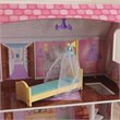 Pemberly Row Penelope 9 Piece Multicolored Wooden Plastic Dollhouse