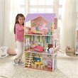 Pemberly Row Modern 11 Piece Multicolored Wooden Plastic Dollhouse