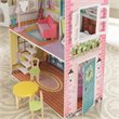Pemberly Row Modern 11 Piece Multicolored Wooden Plastic Dollhouse