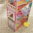 Pemberly Row Modern 11 Piece Multicolored Wooden Plastic Dollhouse