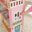 Pemberly Row Modern 11 Piece Multicolored Wooden Plastic Dollhouse