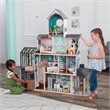 Pemberly Row Modern 24 Piece Wooden Dollhouse with Easy Assembly