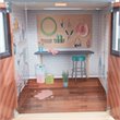 Pemberly Row Modern 24 Piece Wooden Dollhouse with Easy Assembly