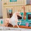 Pemberly Row 24 Piece Multicolored Wooden Plastic Horse Stable