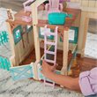 Pemberly Row 24 Piece Multicolored Wooden Plastic Horse Stable