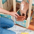 Pemberly Row 24 Piece Multicolored Wooden Plastic Horse Stable