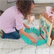 Pemberly Row 24 Piece Multicolored Wooden Plastic Horse Stable