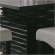 Pemberly Row Square 54-inch Counter Height Dining Table Black