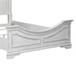 Pemberly Row Contemporary Magnolia Manor White Queen Panel Bed
