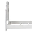 Pemberly Row Contemporary Magnolia Manor White Queen Panel Bed