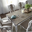 Pemberly Row Contemporary Magnolia Manor Long Rectangular Leg Table