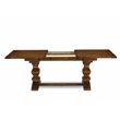 Pemberly Row 11-Piece Dining Set in Antique Walnut/Dark Khaki