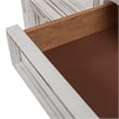 Pemberly Row Contemporary Wood Hutch & Buffet in White Finish