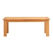 Pemberly Row Modern Solid Teak Outdoor 18