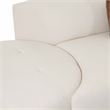 Pemberly Row Transitional Cream Boucle 3-Piece Chaise Modular Sofa
