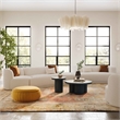 Pemberly Row Transitional Cream Boucle 4-Piece Modular RAF Sectional