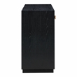 Pemberly Row Handmade Contemporary Accent Black Finish Oak Buffet