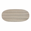 Pemberly Row Indoor/Outdoor Stone Pedestal Dining Table in Stone