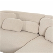Pemberly Row Handmade Mid-Century Cream Boucle Sectional - RAF