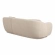 Pemberly Row Handmade Mid-Century Cream Boucle Sectional - RAF