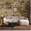 Pemberly Row Handmade Mid-Century Cream Boucle Sectional - RAF