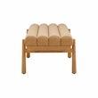 Pemberly Row Contemporary Sunflower Yellow Heavy Linen Bench