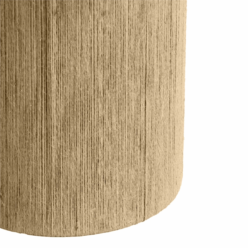 Pemberly Row Handmade Transitional Accent Natural Jute Table Lamp