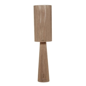 Pemberly Row Contemporary Accent Natural Jute 2-Bulb Floor Lamp