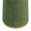 Pemberly Row Contemporary Accent Moss Green Velvet Floor Lamp