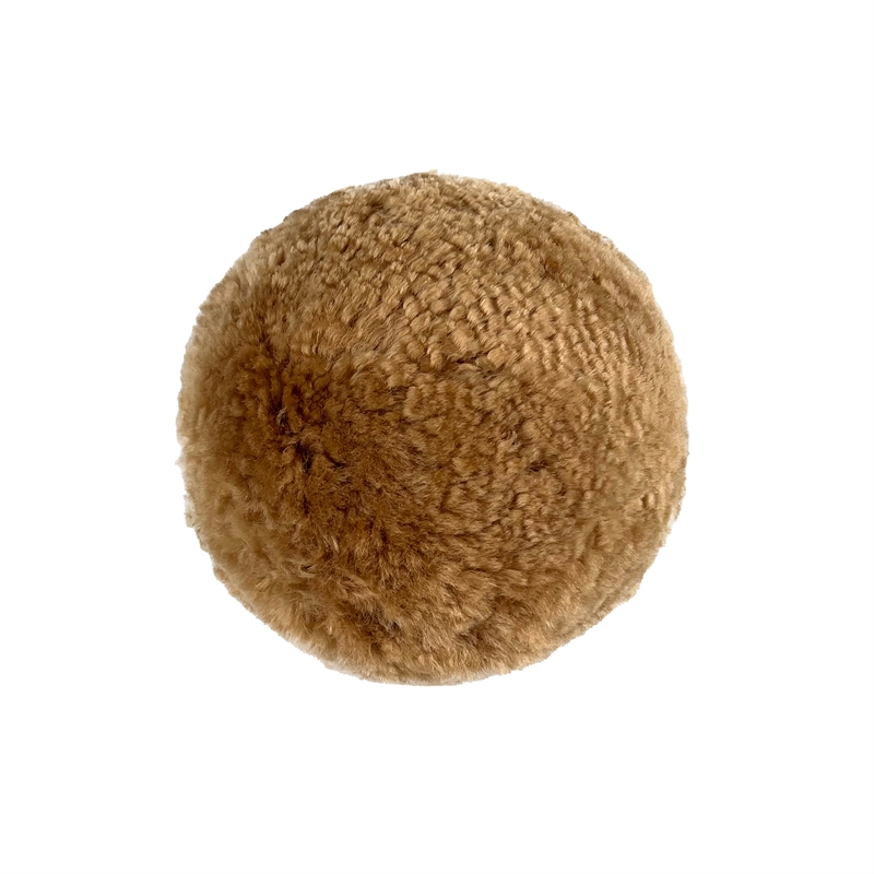 Pemberly Row Contemporary Brown Genuine Sheepskin 8