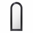 Pemberly Row Contemporary Accent Black Rattan 70