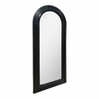 Pemberly Row Contemporary Accent Black Rattan 70