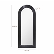 Pemberly Row Contemporary Accent Black Rattan 70