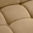Pemberly Row Contemporary Performance Velvet 4-piece Modular Sectional