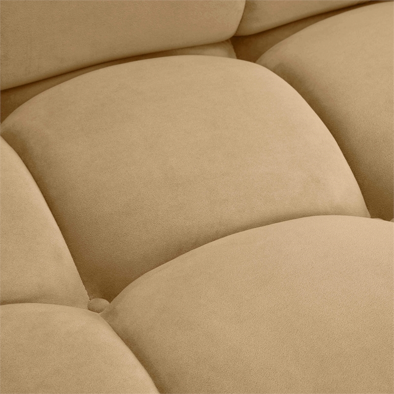 Pemberly Row Contemporary Accent Performance Velvet Modular Sofa