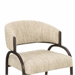 Pemberly Row Contemporary Cream Textured Boucle Dining Chair