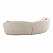 Pemberly Row Transitional Two-Tone Textured Boucle Large Sectional