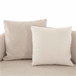 Pemberly Row Contemporary Cream Boucle Left Arm 2-Seater Loveseat
