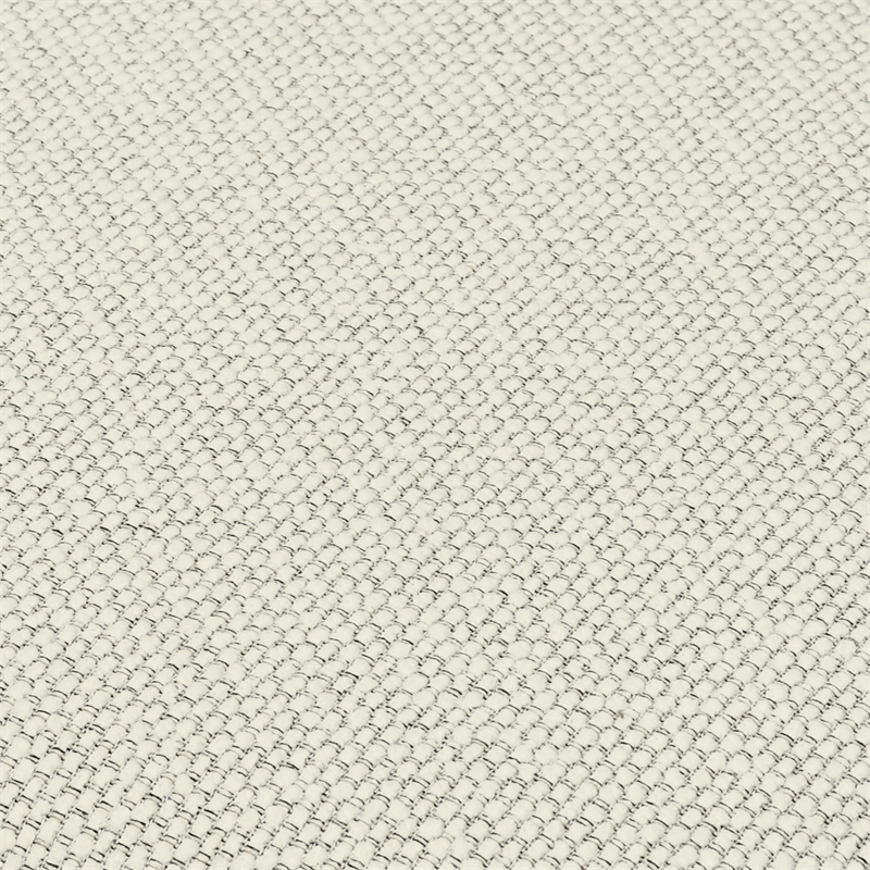 Pemberly Row Contemporary Cream Textured Outdoor Dining Arm Chair